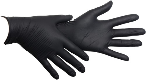 Zwarte Nitriel Handschoenen