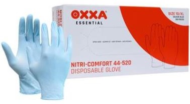 OXXA® Nitri-Comfort 44-520 handschoen - blauw - 8/m