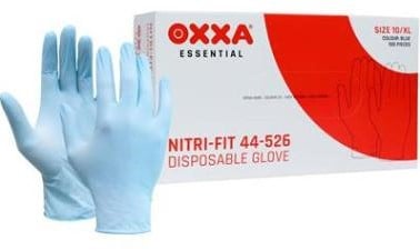OXXA Nitri-Fit 44-526 handschoen - blauw - 9/l