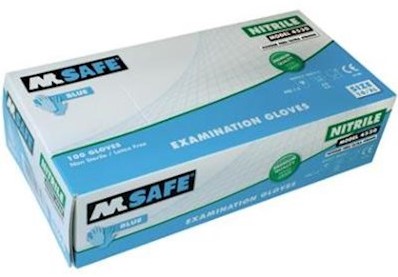M-Safe 4530 disposable nitril handschoen - 7/s