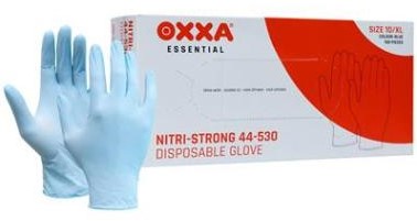 OXXA® Nitri-Strong 44-530 handschoen - blauw - 9/l