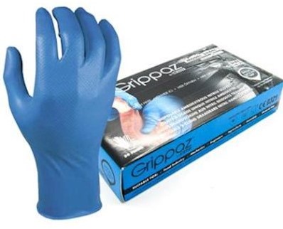 excuus Dressoir half acht M-Safe 246BL Nitril Grippaz handschoen | Beste Kwaliteit voor de Beste  Prijs!