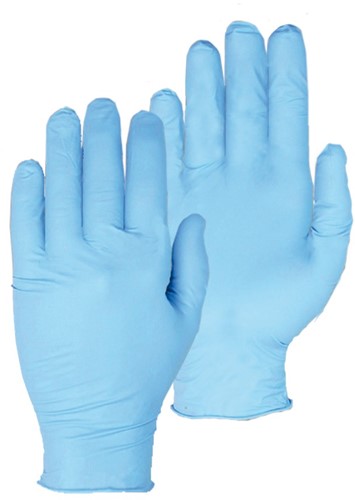 PSP 50-230 Allround Single Use Nitrile Heavy handschoen - blauw - l