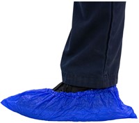 Overschoen PVC 130 mu Blauw (100 stuks)