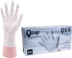 Qtop Q40 Witte Nitril Handschoenen