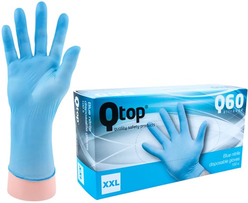 Qtop Q40 Blauwe Nitril Handschoenen - 11/xxl