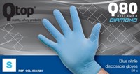 Qtop Q80 Diamond Blauw Nitril handschoen-2