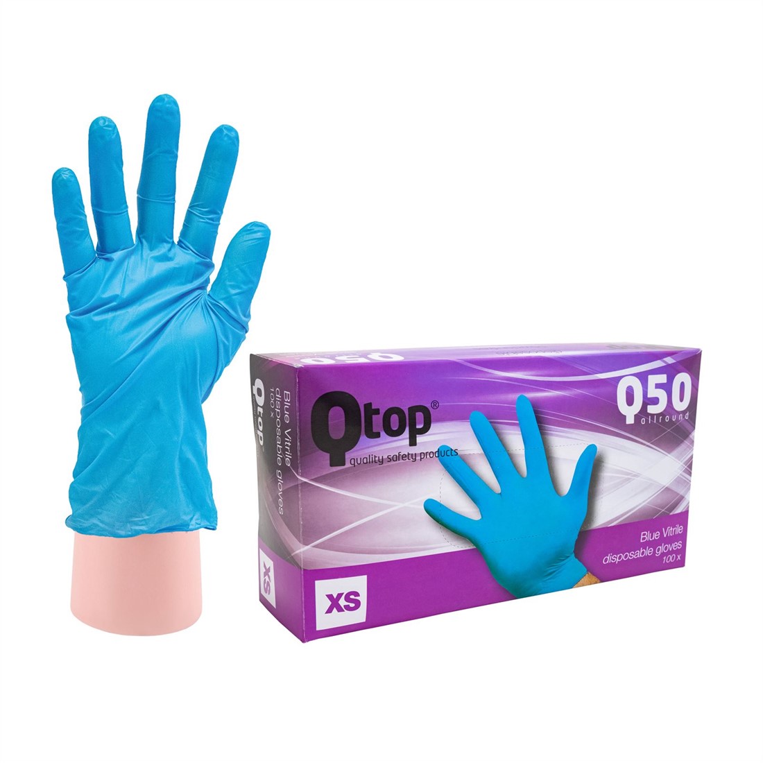 Terminal opening Defilé Qtop Q50 Vitrile Handschoenen | Beste Kwaliteit voor de Beste Prijs!