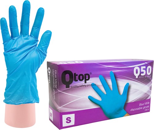 Qtop Q50 Vitrile Handschoenen - 7/s