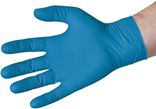 Qtop Q80 Diamond Blauw Nitril handschoen-3